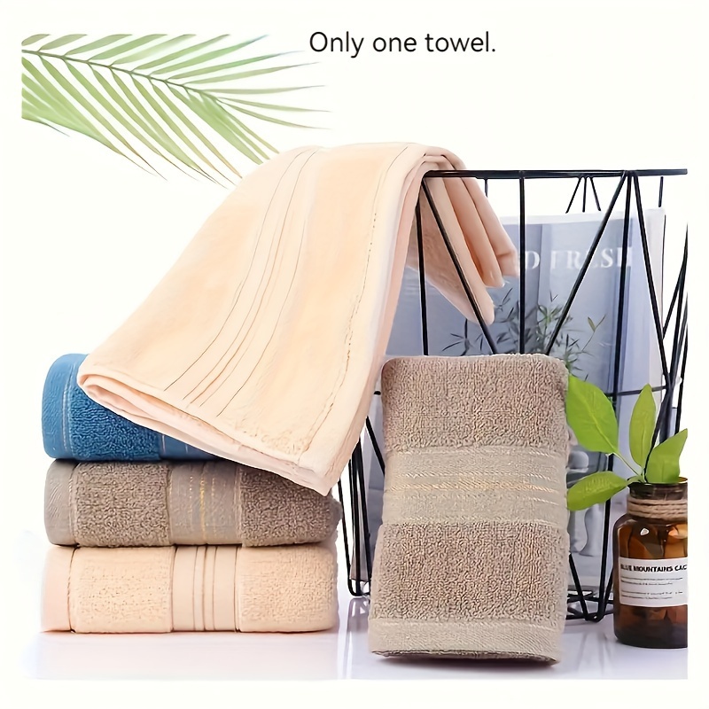 

1 Pc Luxury Cotton Towel Set - Soft, Absorbent Bath & Palm Towels In Solid Colors Toward Home, Hotel, And Beach Essentials.(only 1 Towel.)