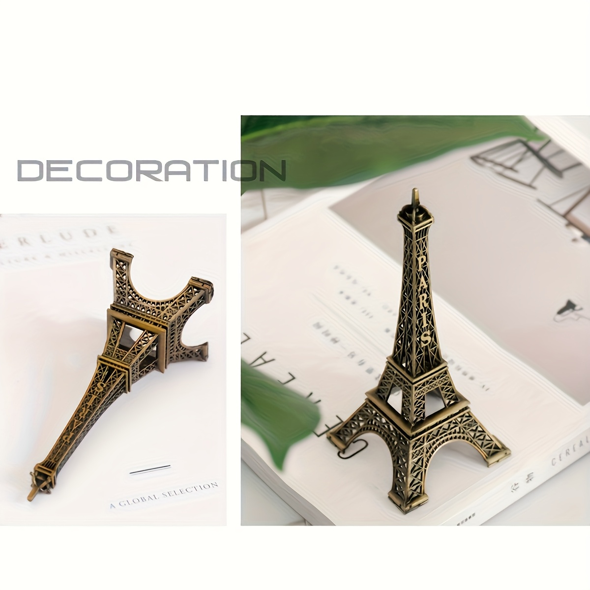 Elegant Eiffel Tower Metal Model - 7.09