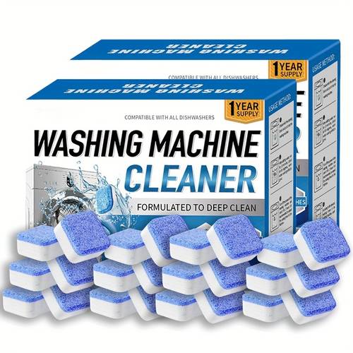 washing machine cleaner descaler 24pack deep cleaning tablets for he front loader washer deodorizer drum and laundry tub seal 12 month supply
