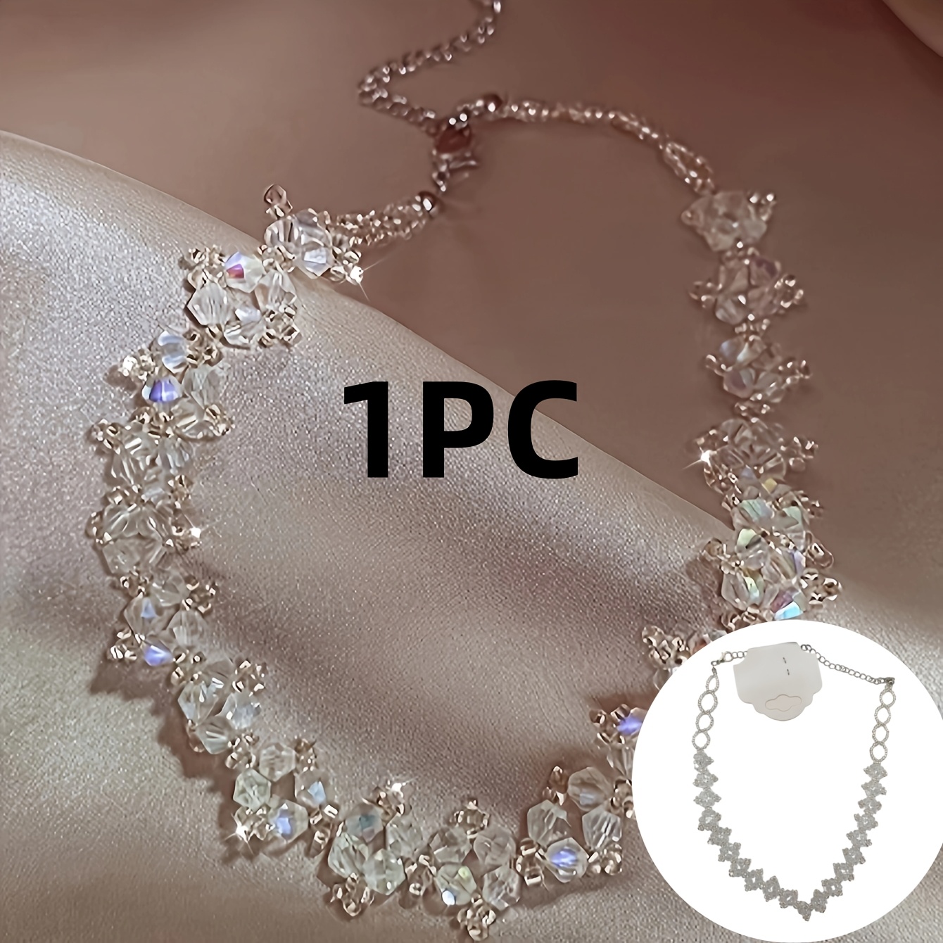 TEMU Elegant Pendant Necklace, And Exquisite Piece Of Jewelry, Suitable For Daily Commutes, Dates, Weddings, And Evening Banquets. An Ideal Gift For