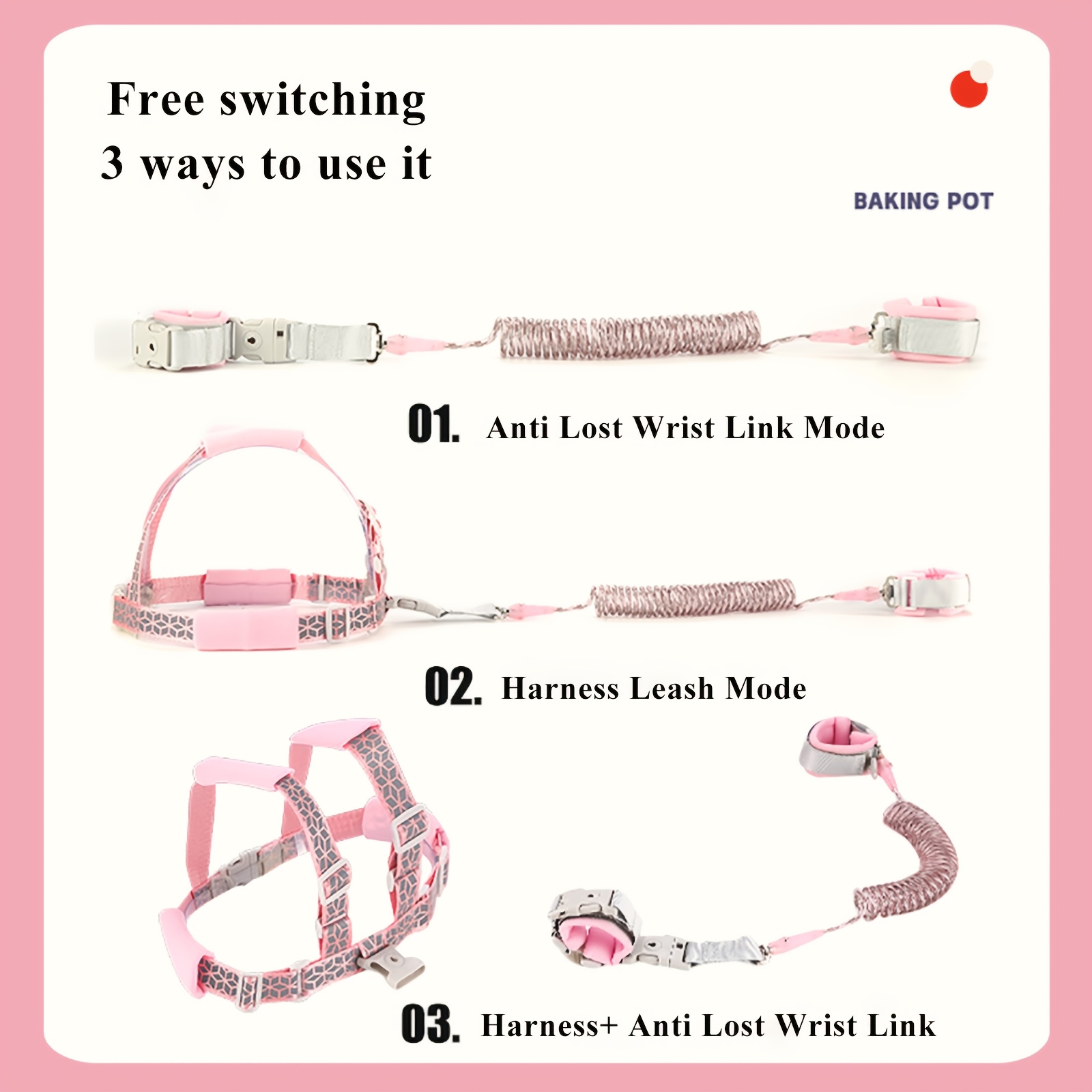 laisse harnais tout laisse bébé anneau poignet Temu Morocco