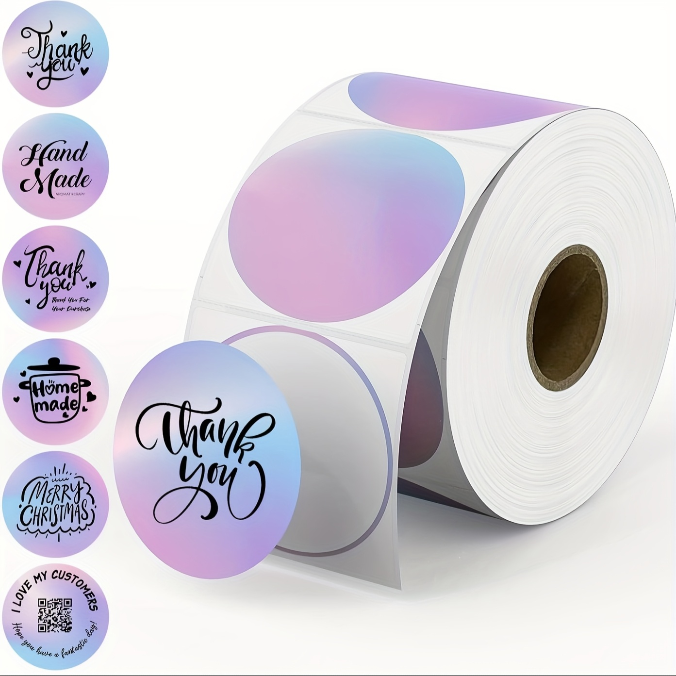 Itari Etiquetas Adhesivas Téricas Cuadradas De 2 Pulgadas, Etiquetas Téricas Directas