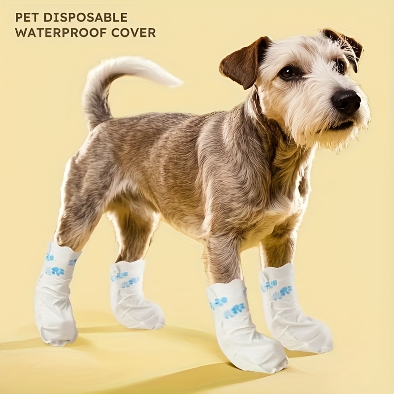 40pcs Pet Disposable Boot Covers for Dogs