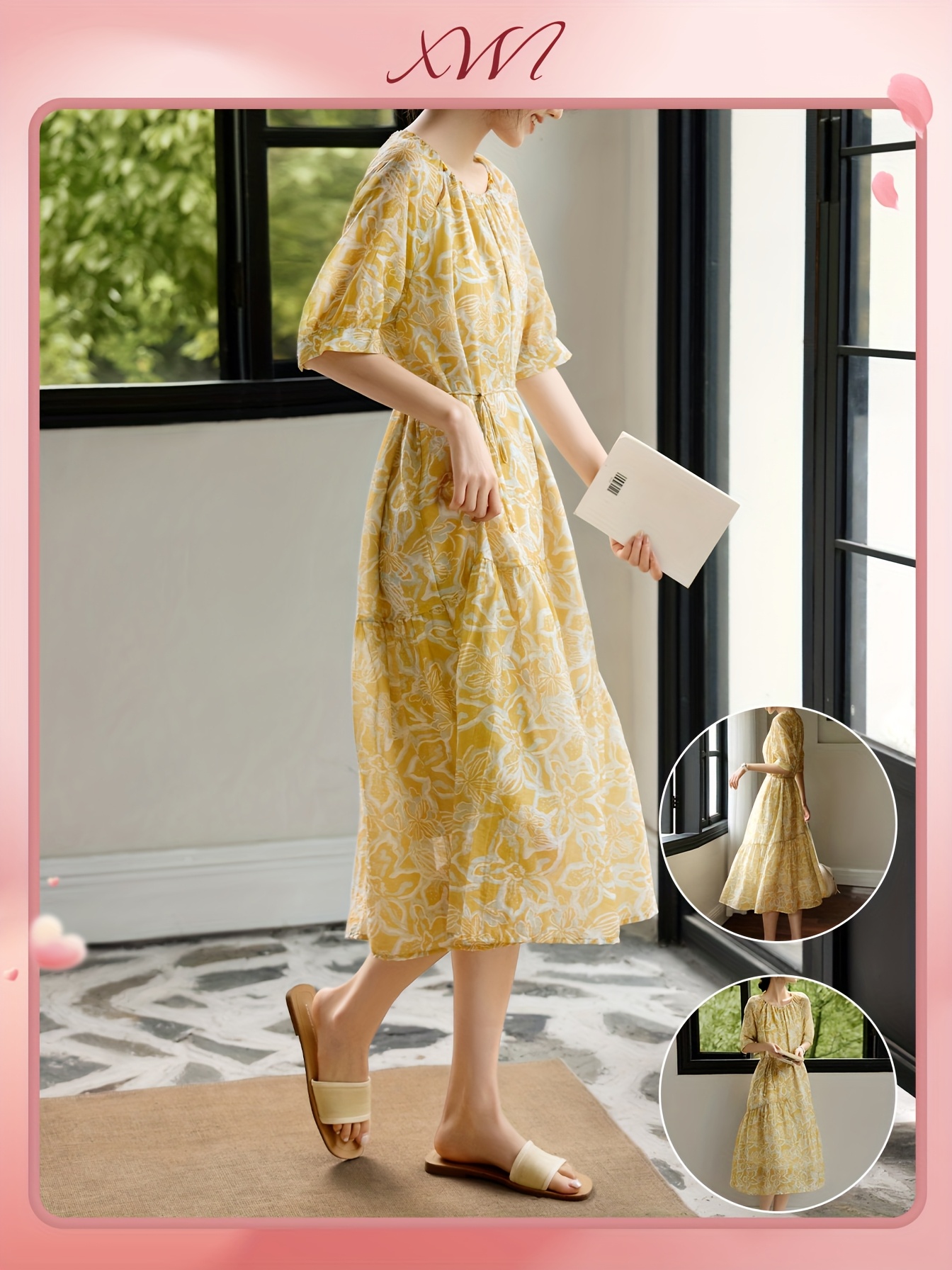 cotton empire waist dress United Kingdom