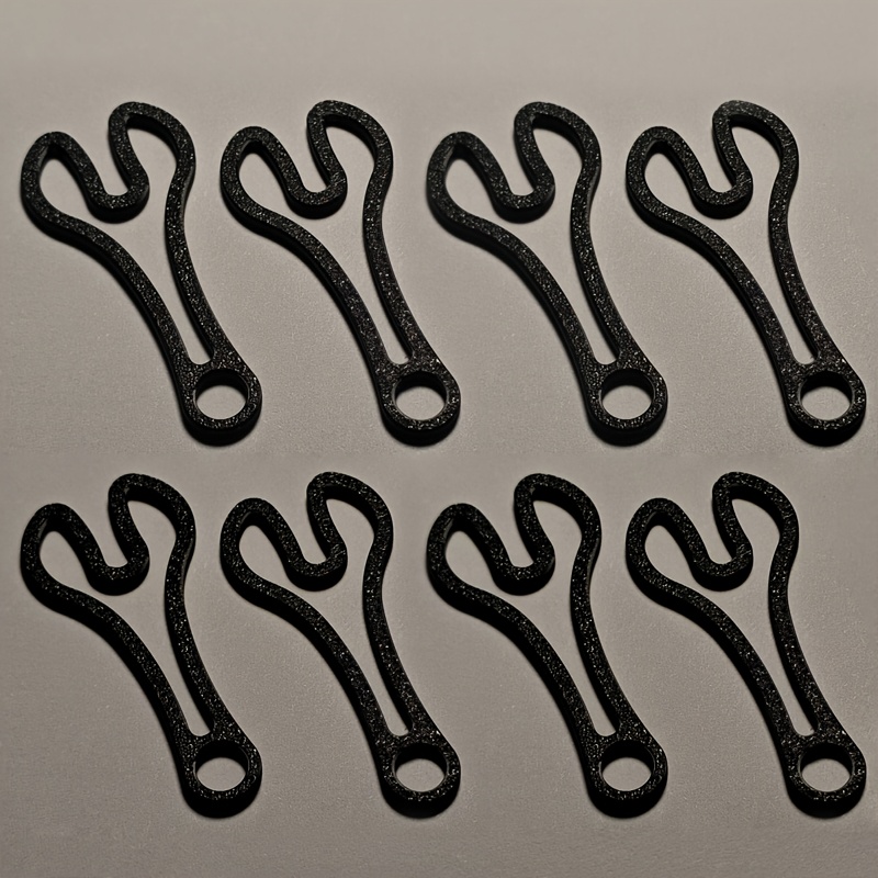TEMU 8pcs, Shopping Cart Token Keychain, Supermarket Trolley Unlocking Tool, Shopping Cart Token, 3d Plastic Material, Suitable For Supermarket Cart