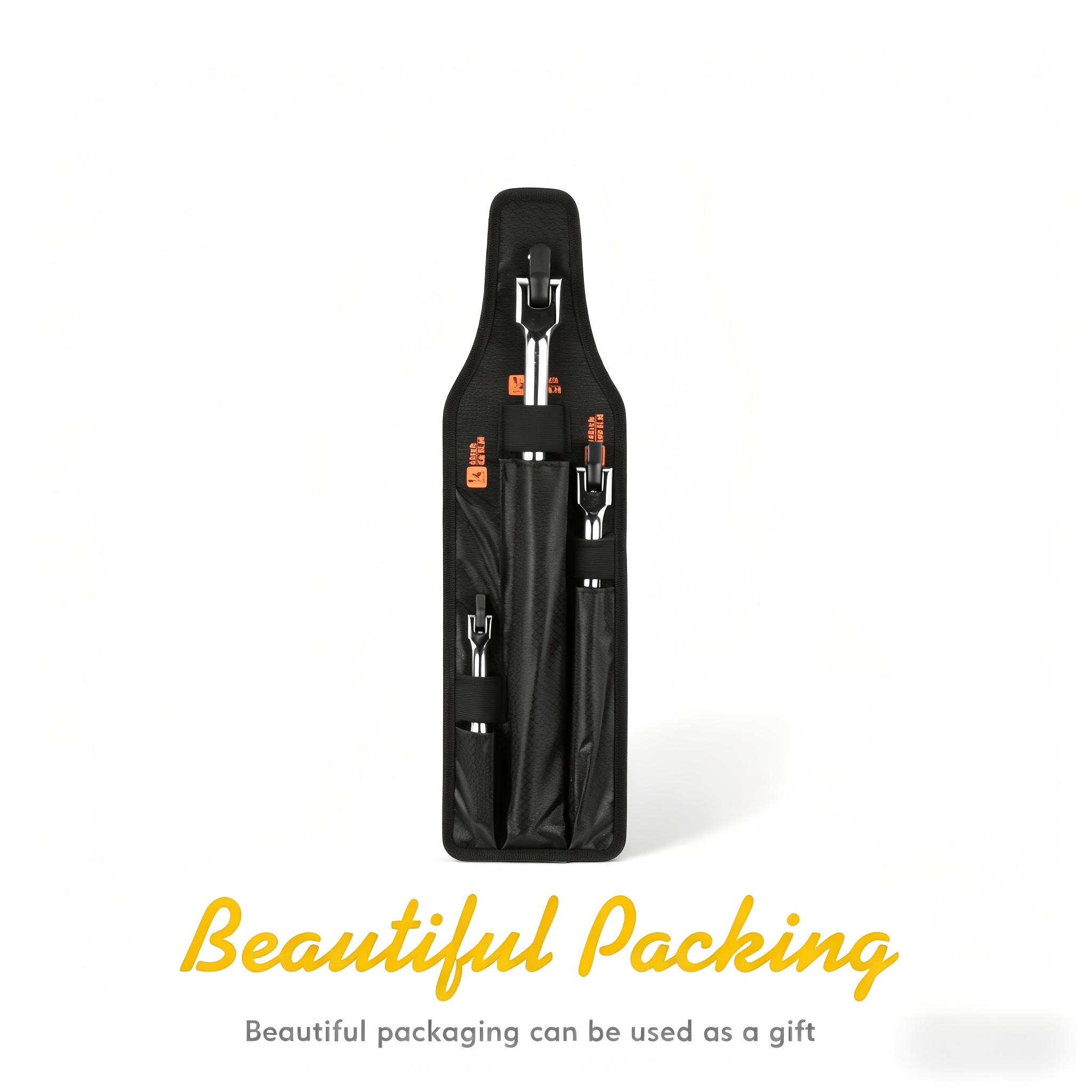 3pcs Breaker Bar Wrench Set with Storage Bag