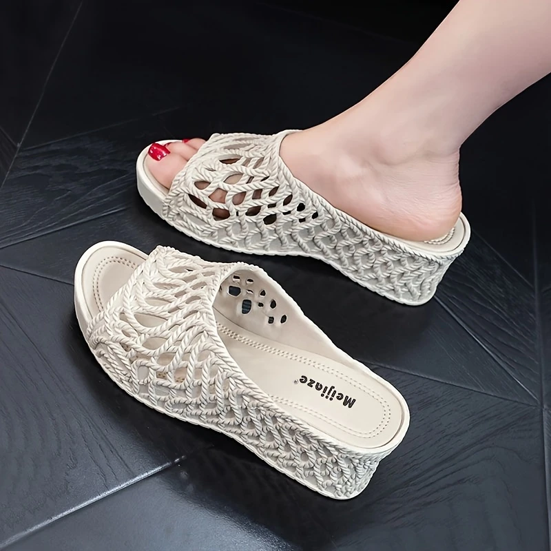 Women’s High Wedge Heel Sandals – Breathable, Stylish, Versatile