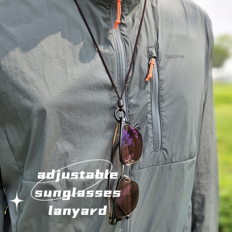 

Lanière de Lunettes de Sport Ajustable - Sangle de Cou Tressée Élégante pour , Maintien de Lunettes Adapté