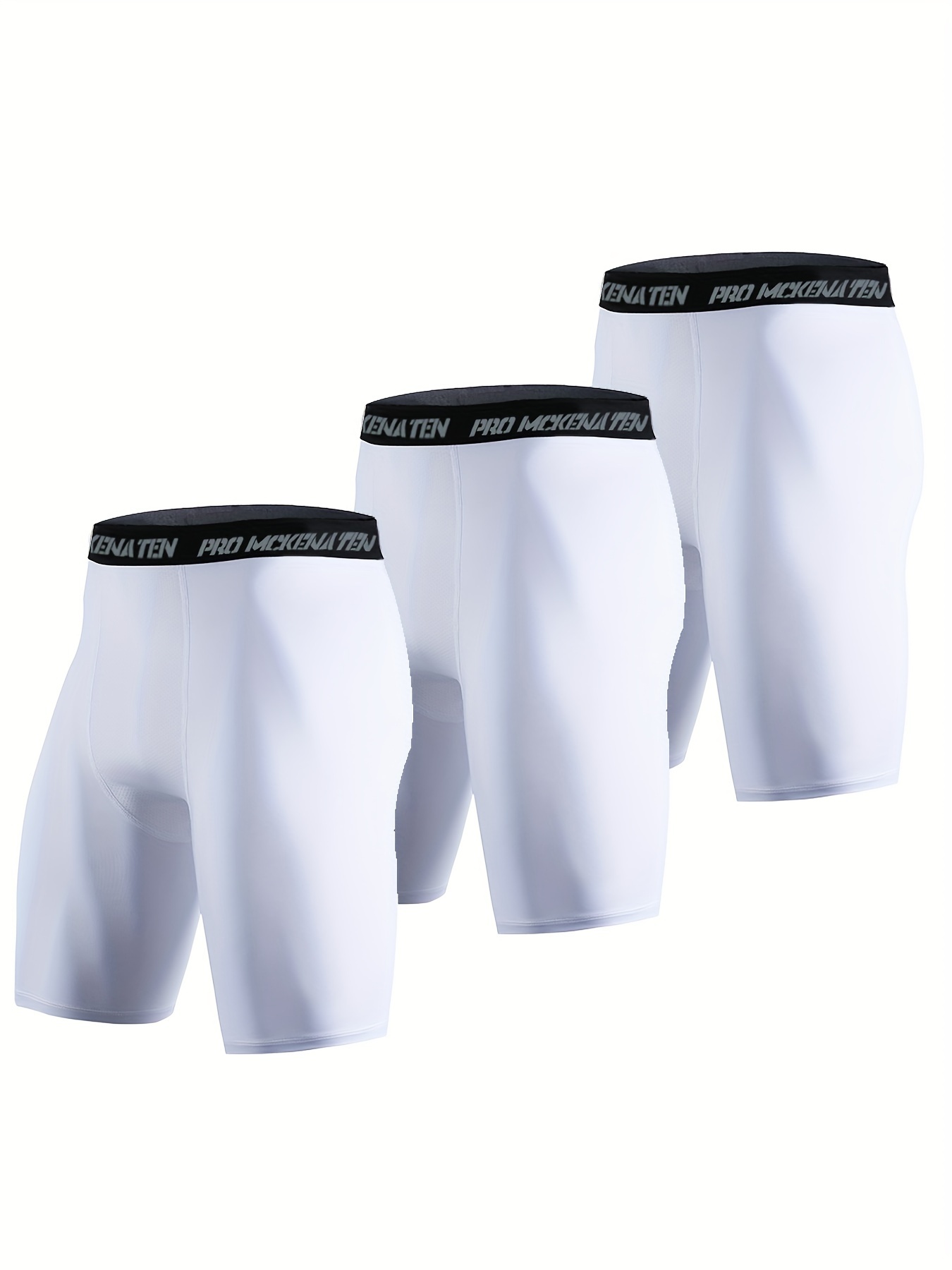 Men's Quick Dry Compression Shorts Active High Stretch - Temu