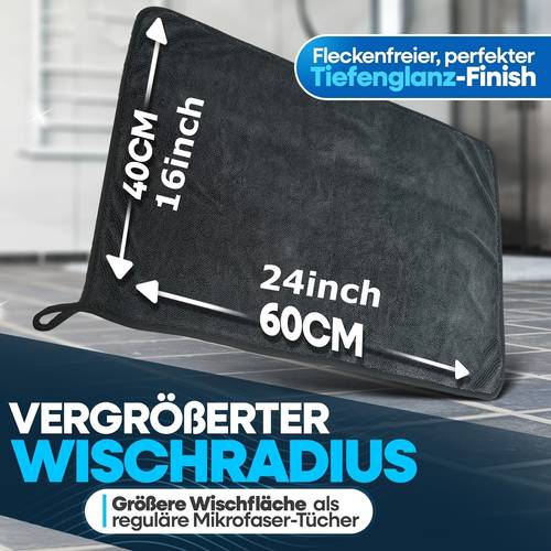 quick drying microfiber cleaning cloth for bathroom 600 gsm absorbent dry towel shower 40 x 60cm grey microfiber cloth xxl car drying towels large microfiber cloths simply shiny