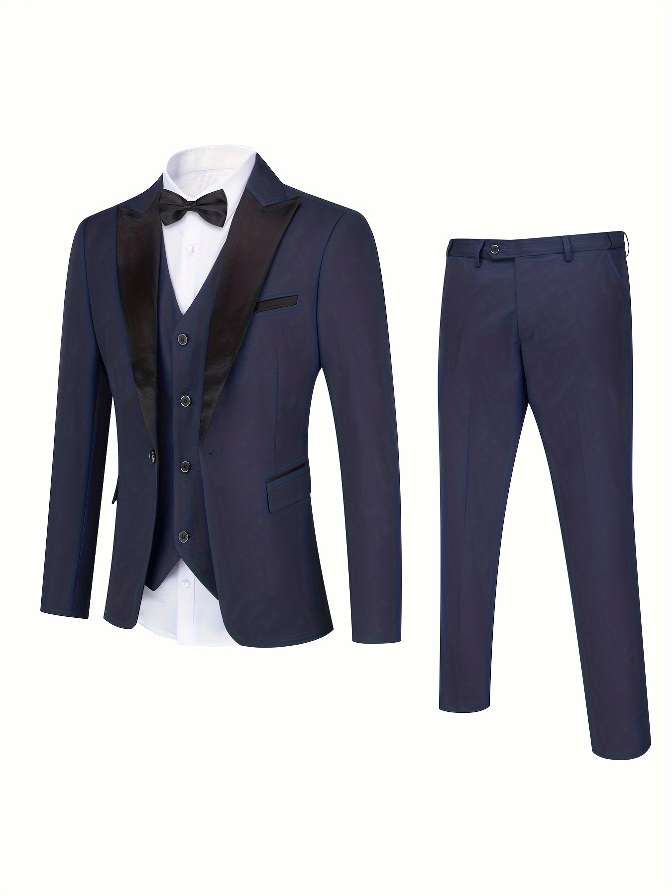 Men's Slim Fit Suits Double Breasted Multicolor Vest - Temu Slovakia