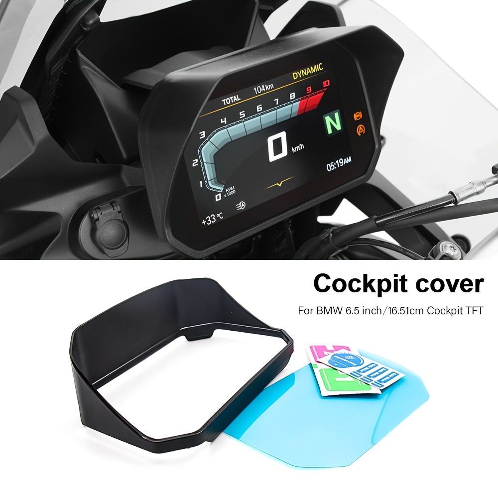 

For Bmw Cockpit Tft 6.5 Inch/16.51cm Glare Protection Cover R1300gs R1250gs Adv R1200gs Lc R1250r R1250rs F900gs F900xr F900r F850gs Adventure F750gs S1000xr S1000r S1000rr M1000r M1000rr