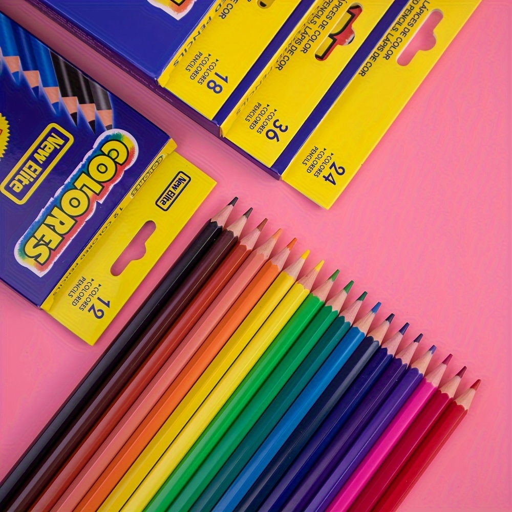 520 Colorful Pencils Packaged In A Drawer style Paper Box - Temu