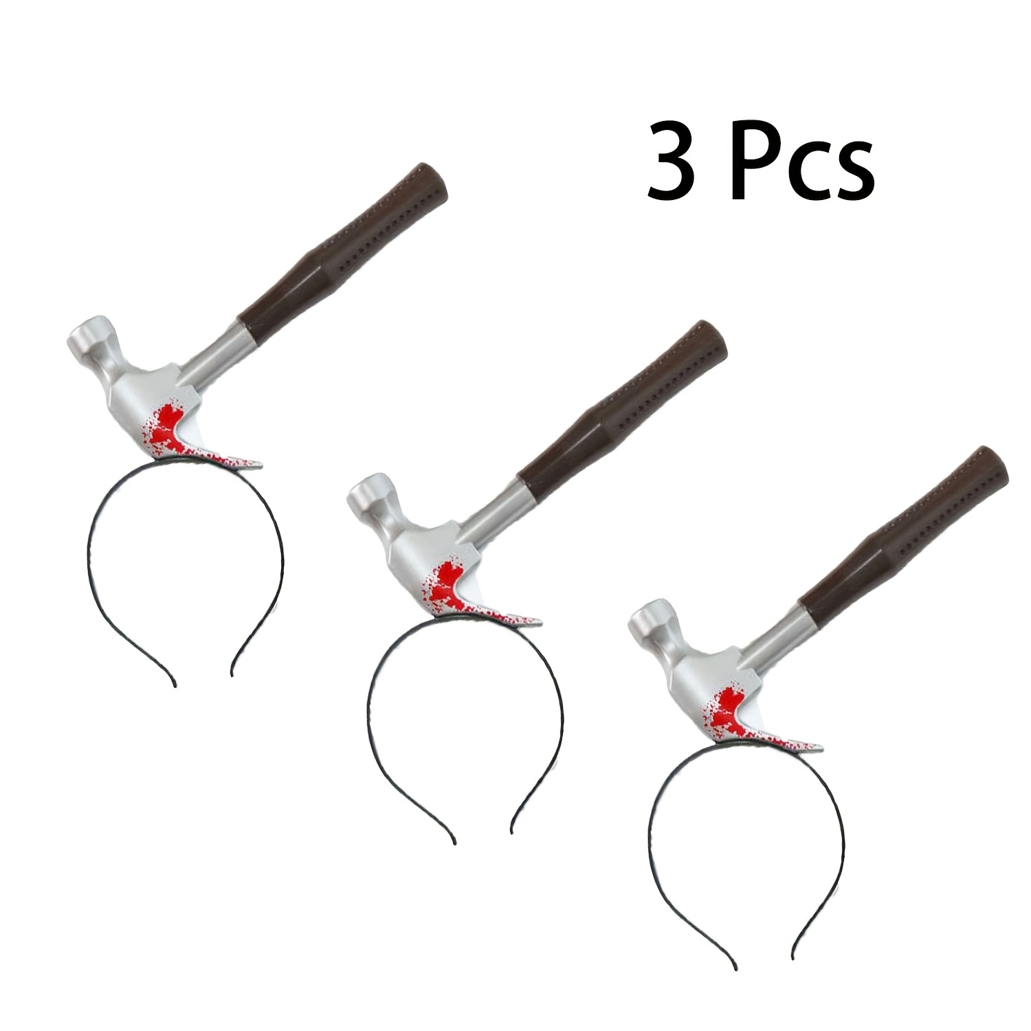 2pcs/3pcs Halloween Costume Headband, Funny Fake Bloody Axe
