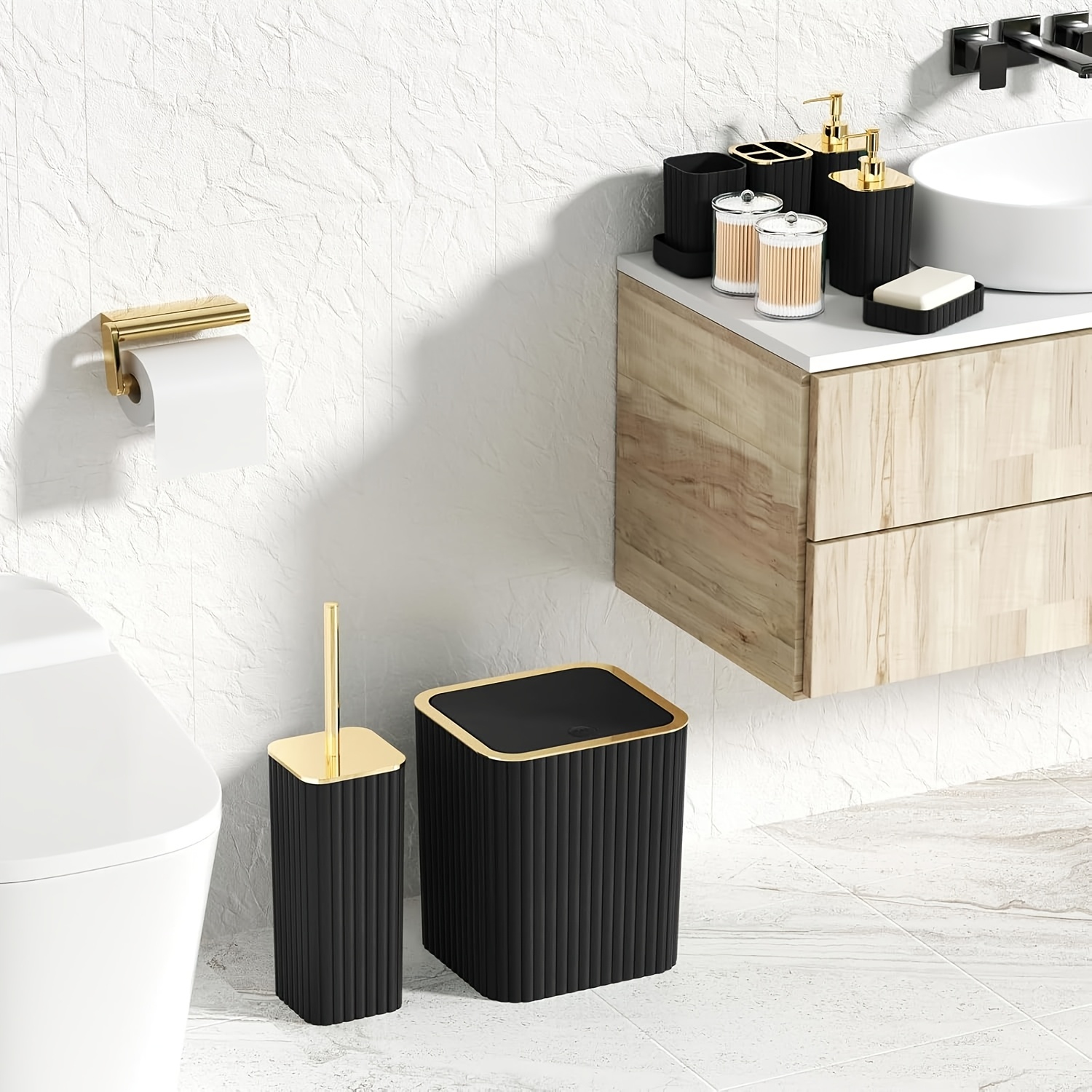10pcs Bathroom Accessories Set, Complete Collection