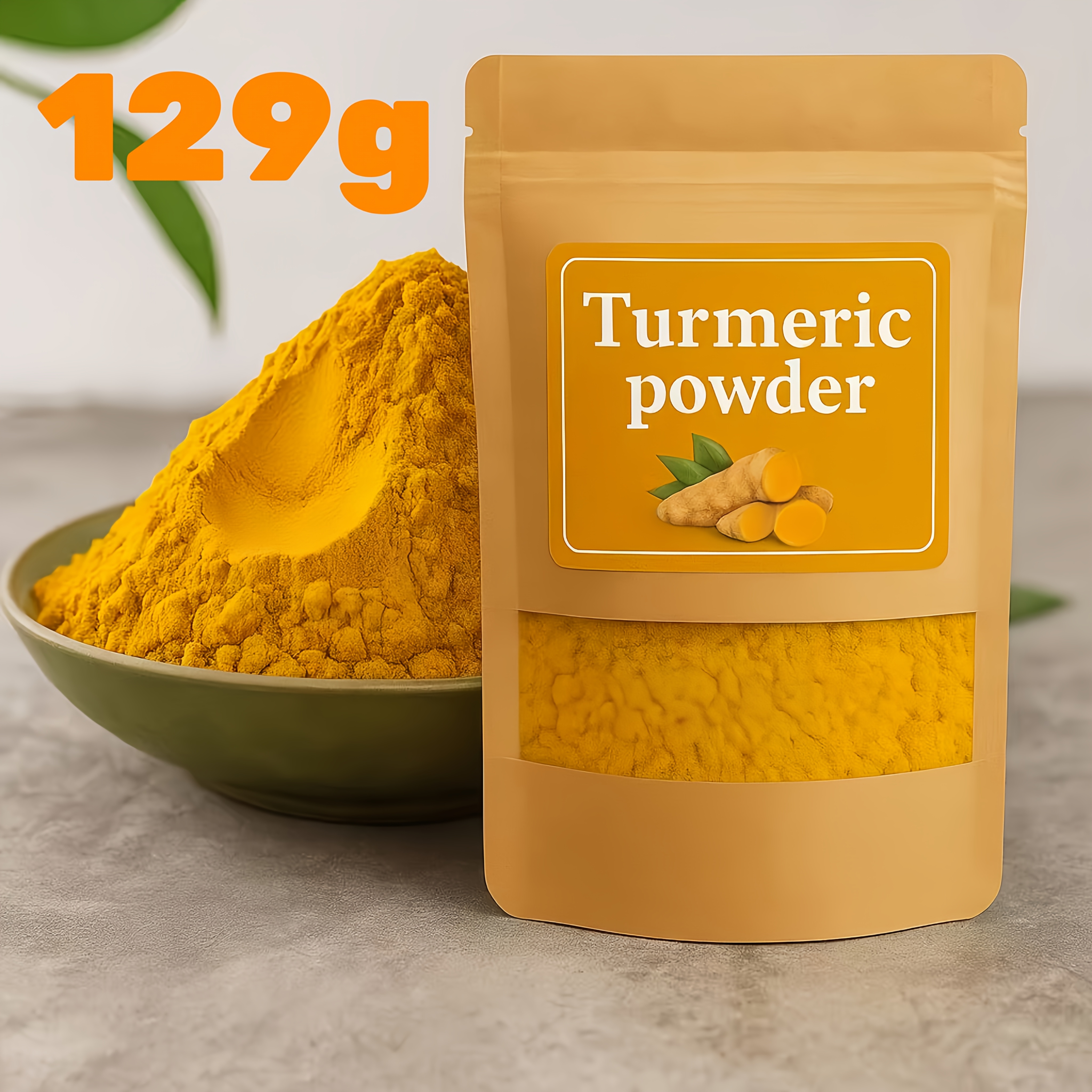 Image of Natural Turmeric Scented Powder | Premium Fragrance Material | Suitable For Meditation Yoga And Handmade Scents | Home Air Purification