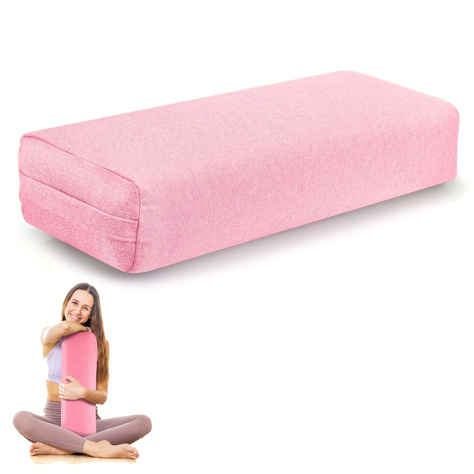 Sol Living Yoga Bolster Pillow Cuscino da meditazione Accessori da