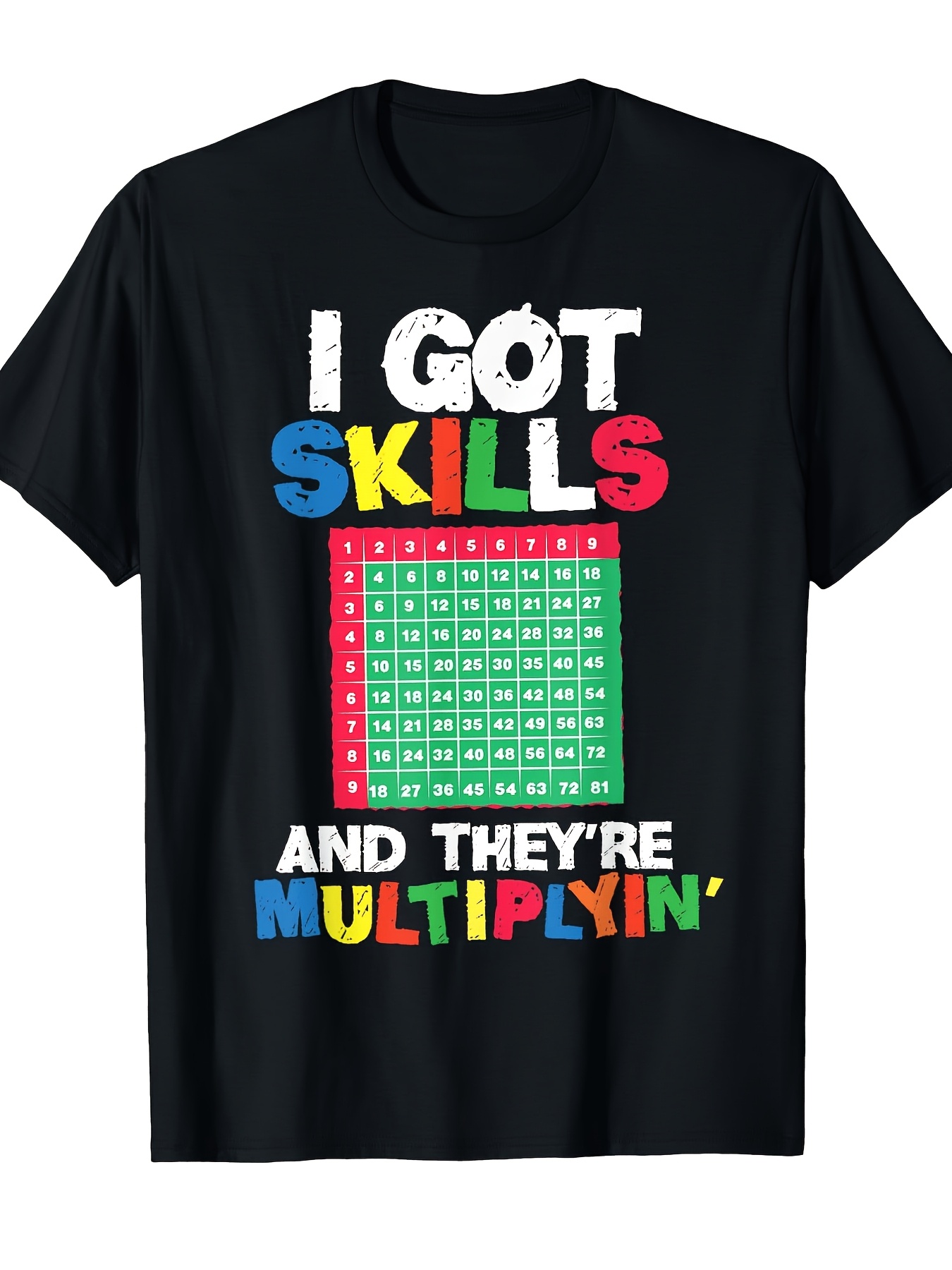 math t shirt sold on Temu United States