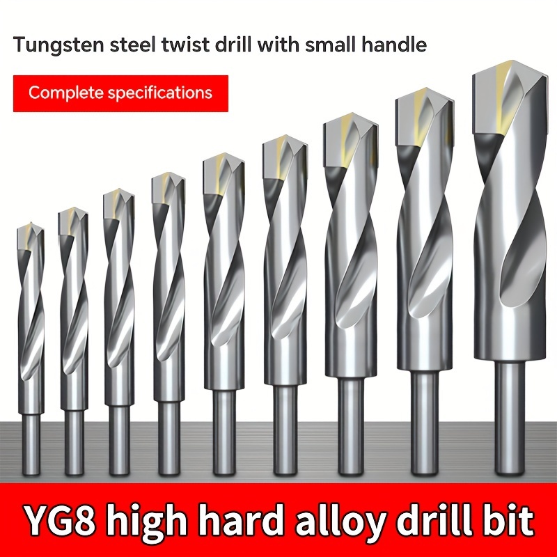 

5pcs Steel Drill Bit Set For Hardened Steel, Cast Iron & Spring Steel - 6mm To 14mm Sizes