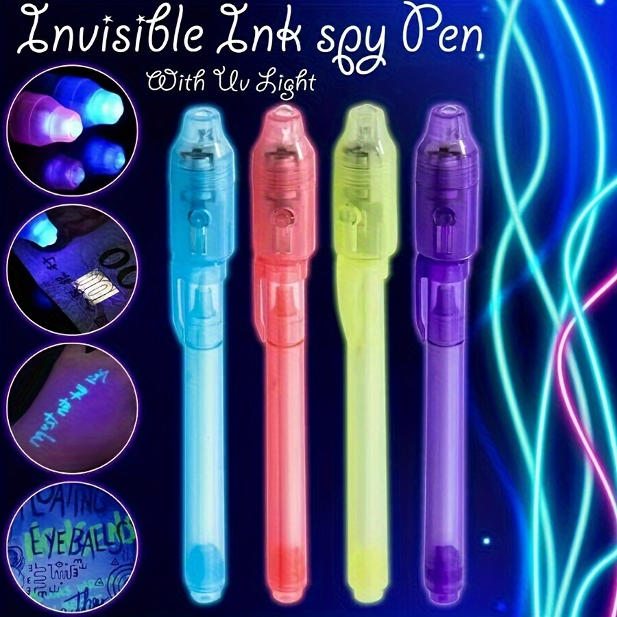 UV Spy Pen Invisible Ink Security Marker Blue