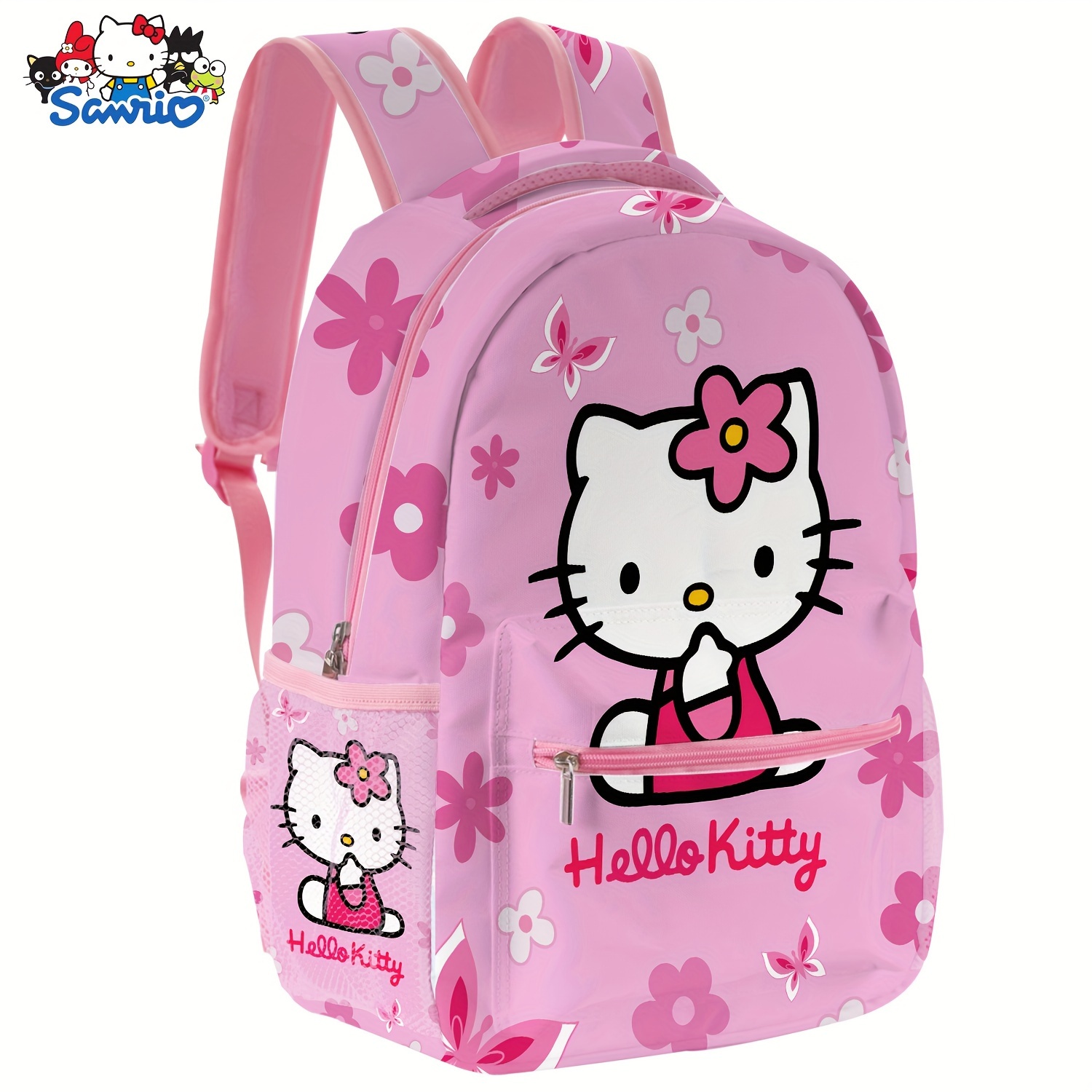 

1pc Authorized By Sanrio Hello Pink Backpacks Cartoon Lightweight Backpacks Backpack Portable Backpack Laptop Bag