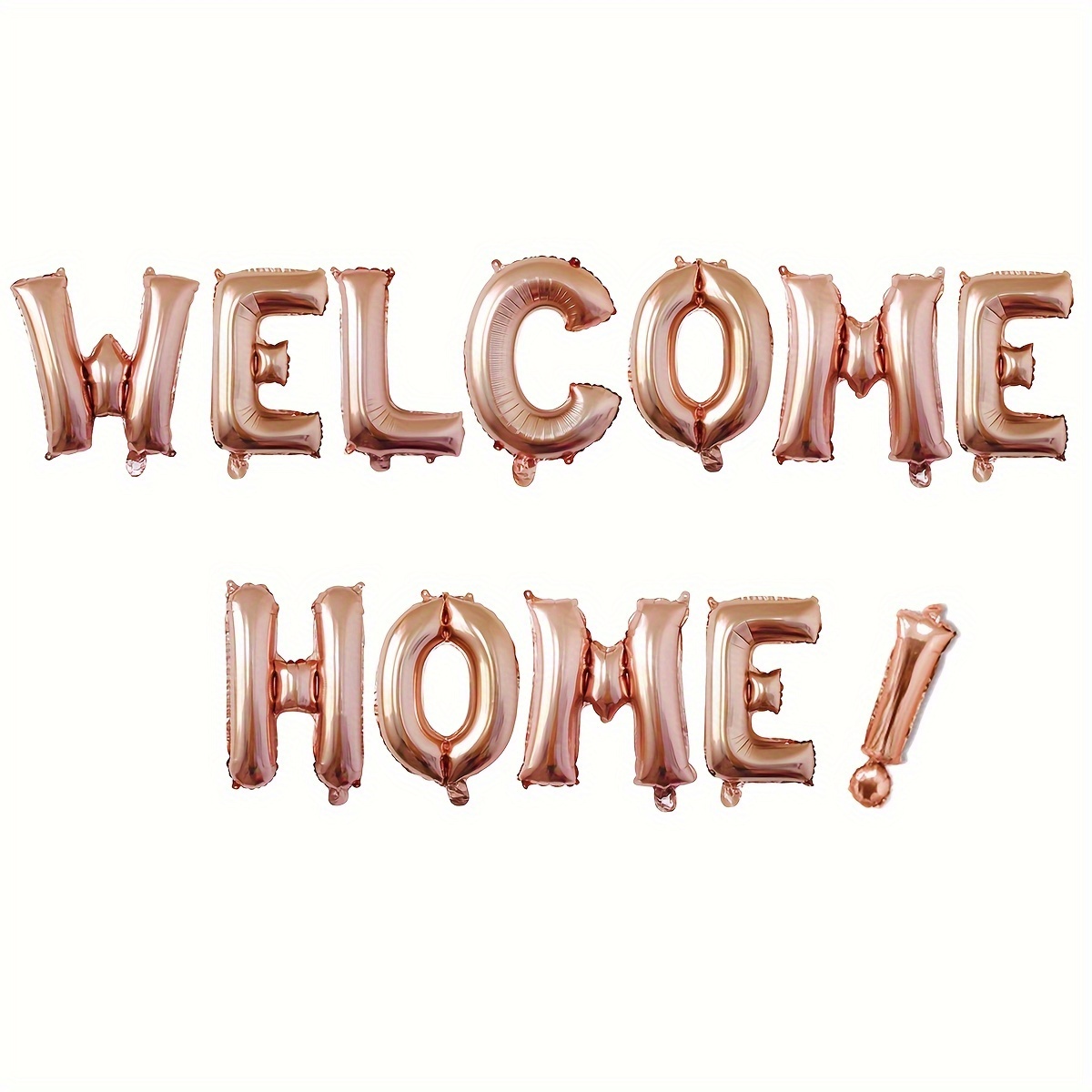 13pcs, Welcome Home! Letter Balloons Set, Welcome Home Balloon, Back To School Party, Holy Communion Decor, Home Party Decorations Balloon