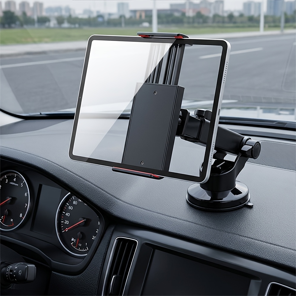 TEMU Supporto universale per tablet da auto, supporto per telefono e tablet con per , braccio regolabile a articolazione, presa sicura gradi per