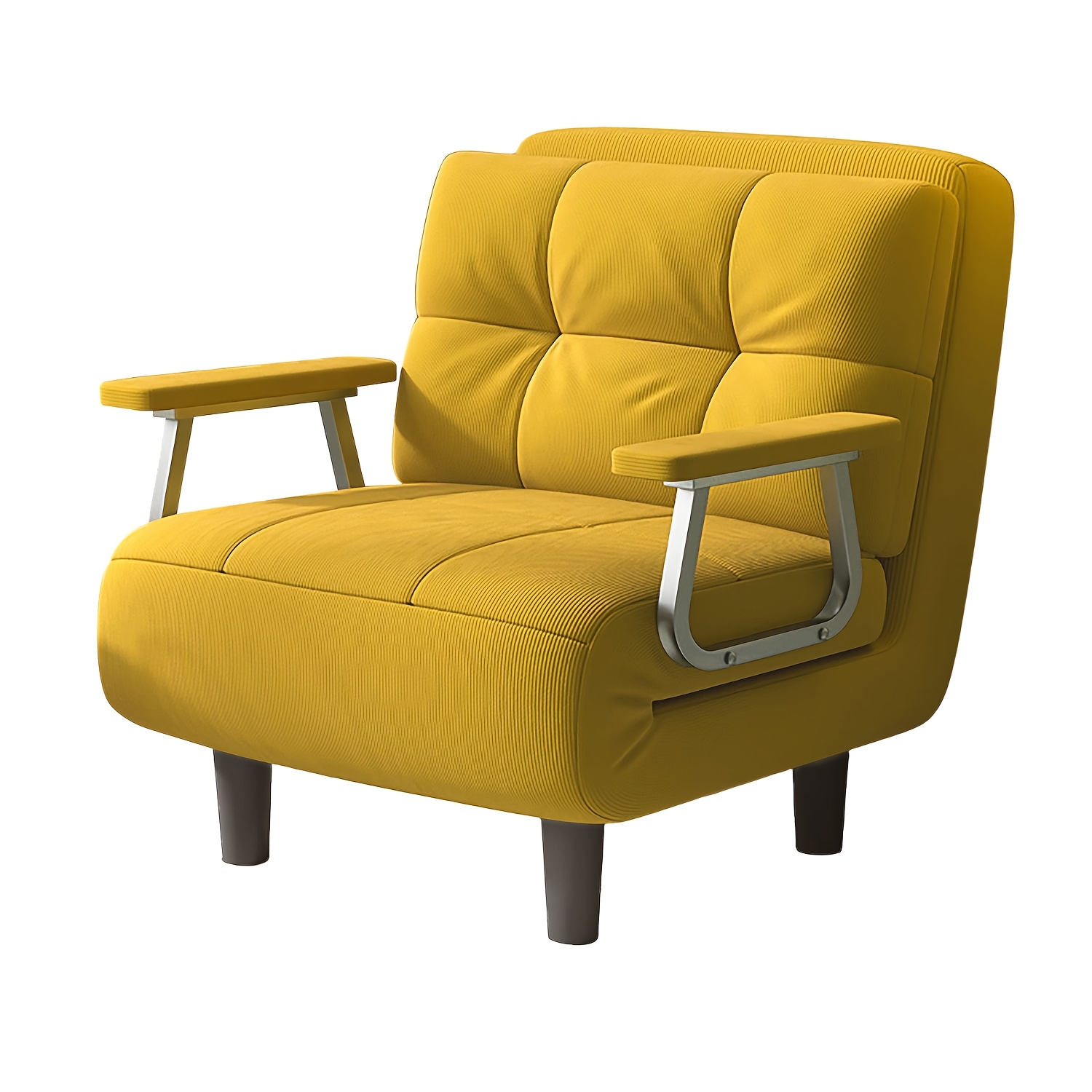 TEMU Corduroy Sofa Bed, Foldable Sofa Bed, Carrying Headrest, Adjustable Corner Sofa Chair, 12kg Lightweight, Easy To Carry And Clean, 82 X 68 X 65cm