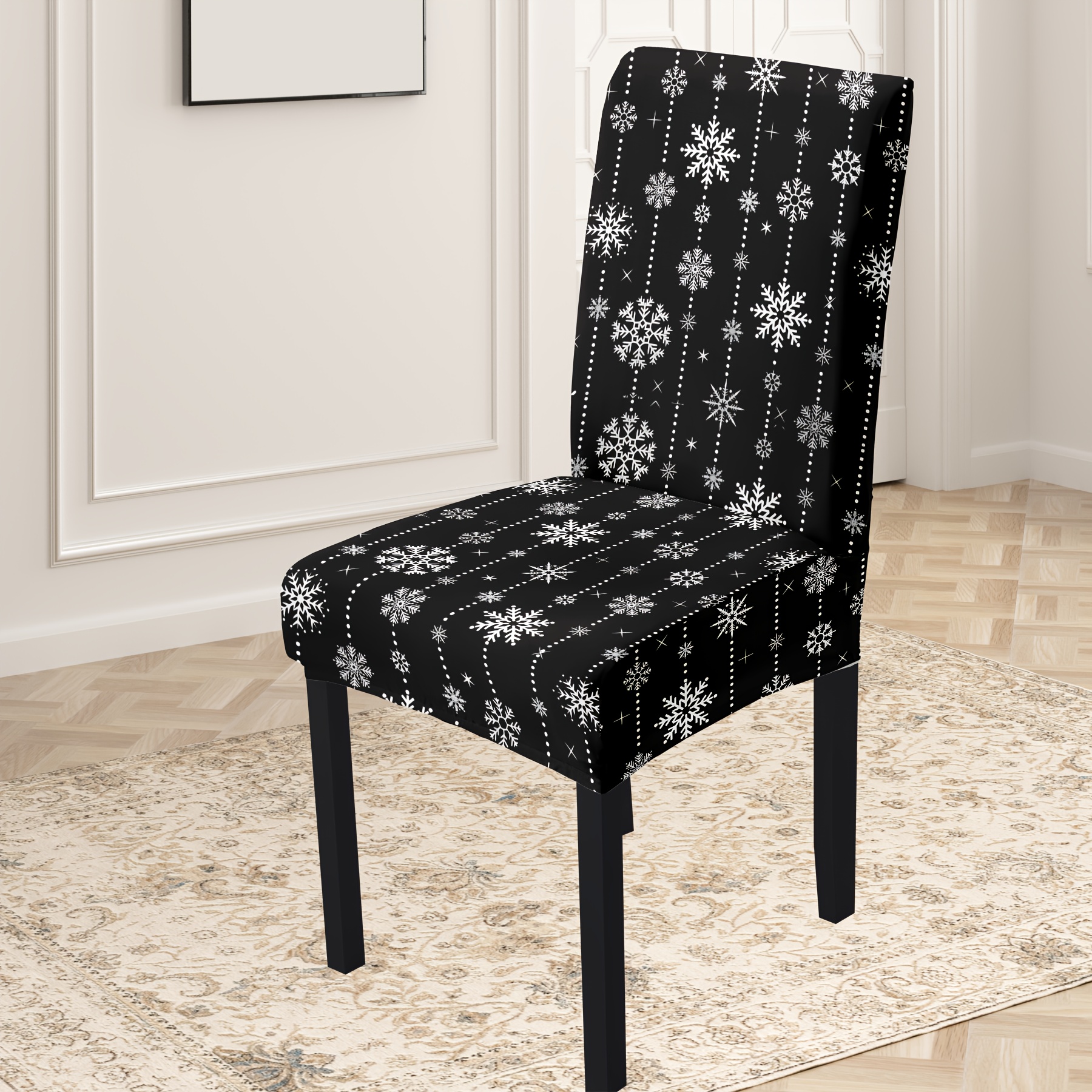 

; 4pcs/6pcs Printed , Suitable For Dining Chairs, , And Decoration; , - And -, , Washed In Water And Not Lose The