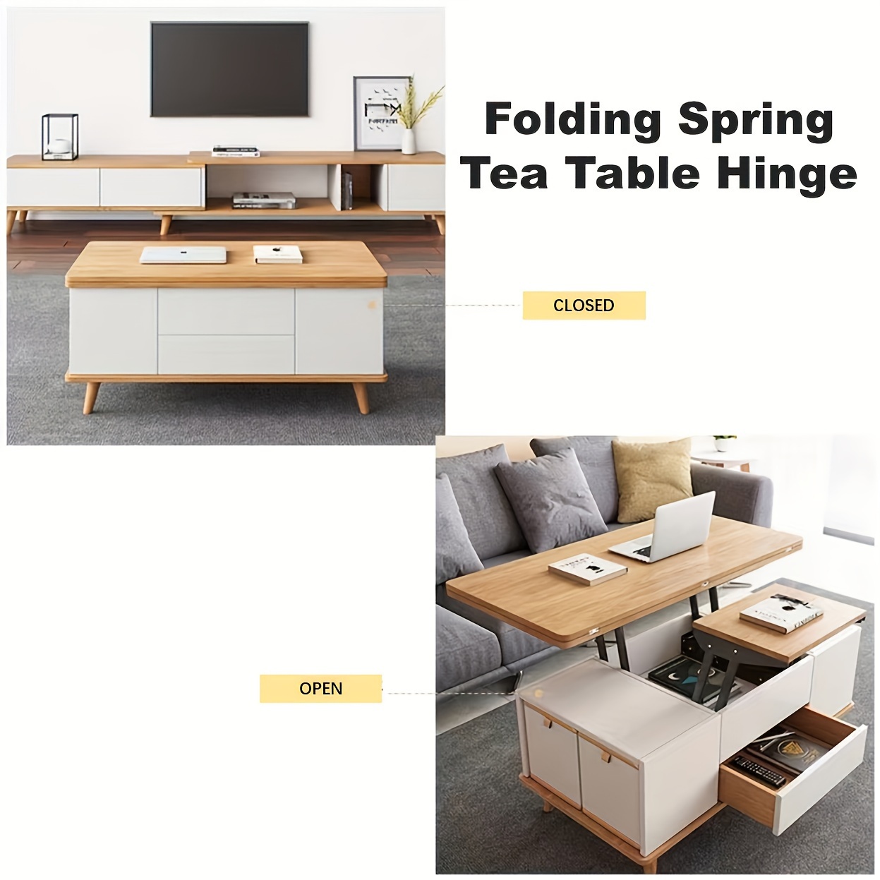Folding Spring Tea Table Hinge Furniture Lift Top Mechanism - Temu