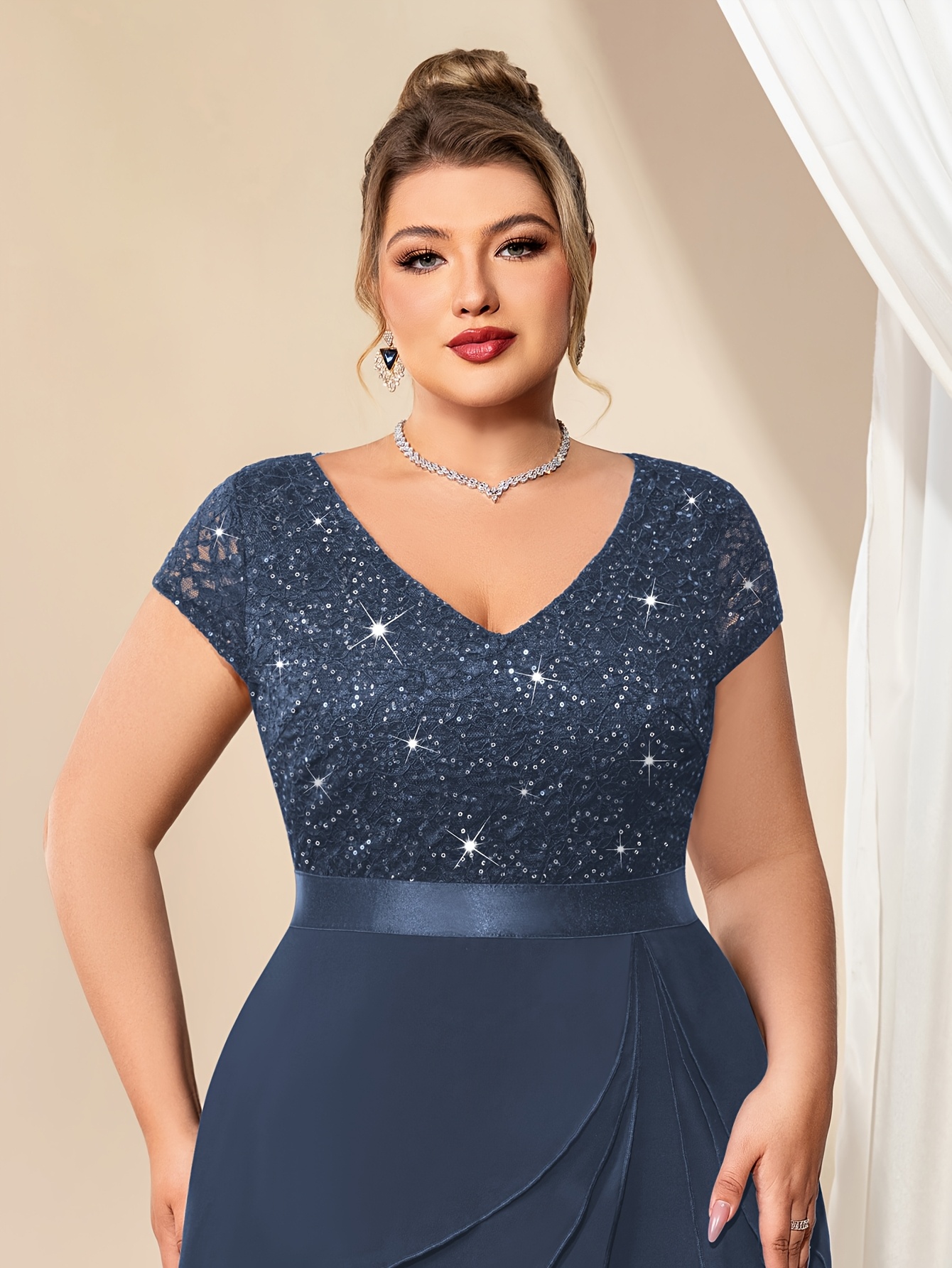 green emerald velvet dress Pinup Fashion Black Plus Size Summer Dresses Graduation Casual Semi Formal  Floral Lace Flutter Sleeve Smocked Short Dresses 2025 at Amazon Women's  Clothing store