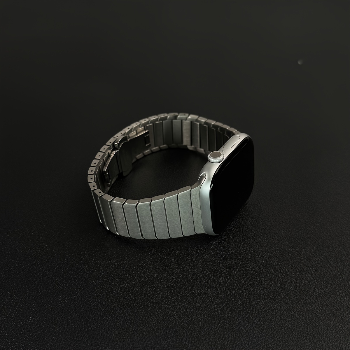 1pc paslanmaz çelik saat bantı for iwatch serisi 1-9/se, i̇ki ton metal değiştirme kayışı ile kelebek klap, 42-49mm uyumlu - i̇deal hediye ayrıntılar 10