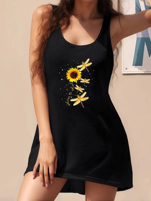 choose to sleeveless dress spring summer casual vest dress fashion womens dresses