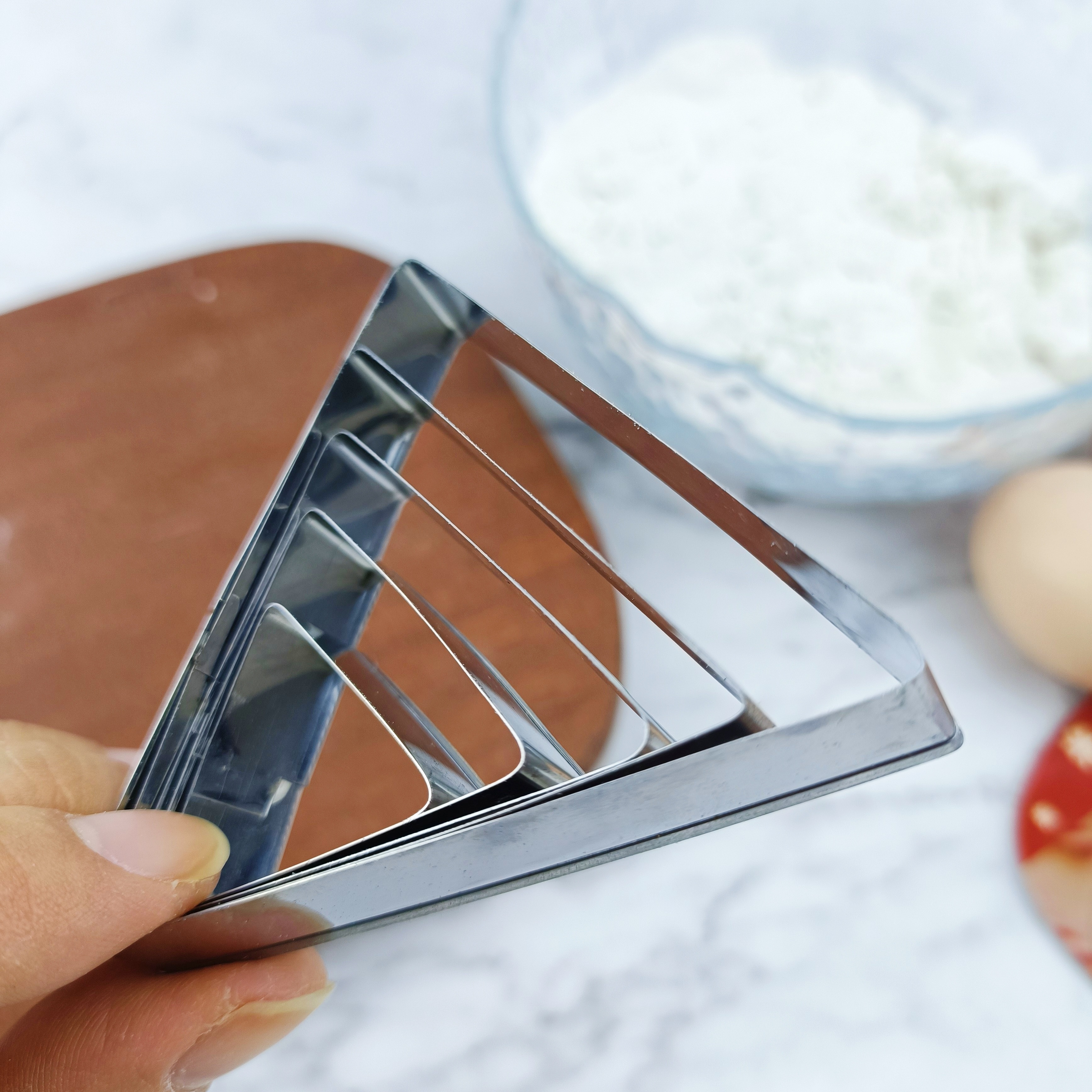 

5pcs Stainless Steel & Star Cookie Cutter Set - Baking, Fondant, Cheese, And Pastry - Essential Kitchen Gadgets