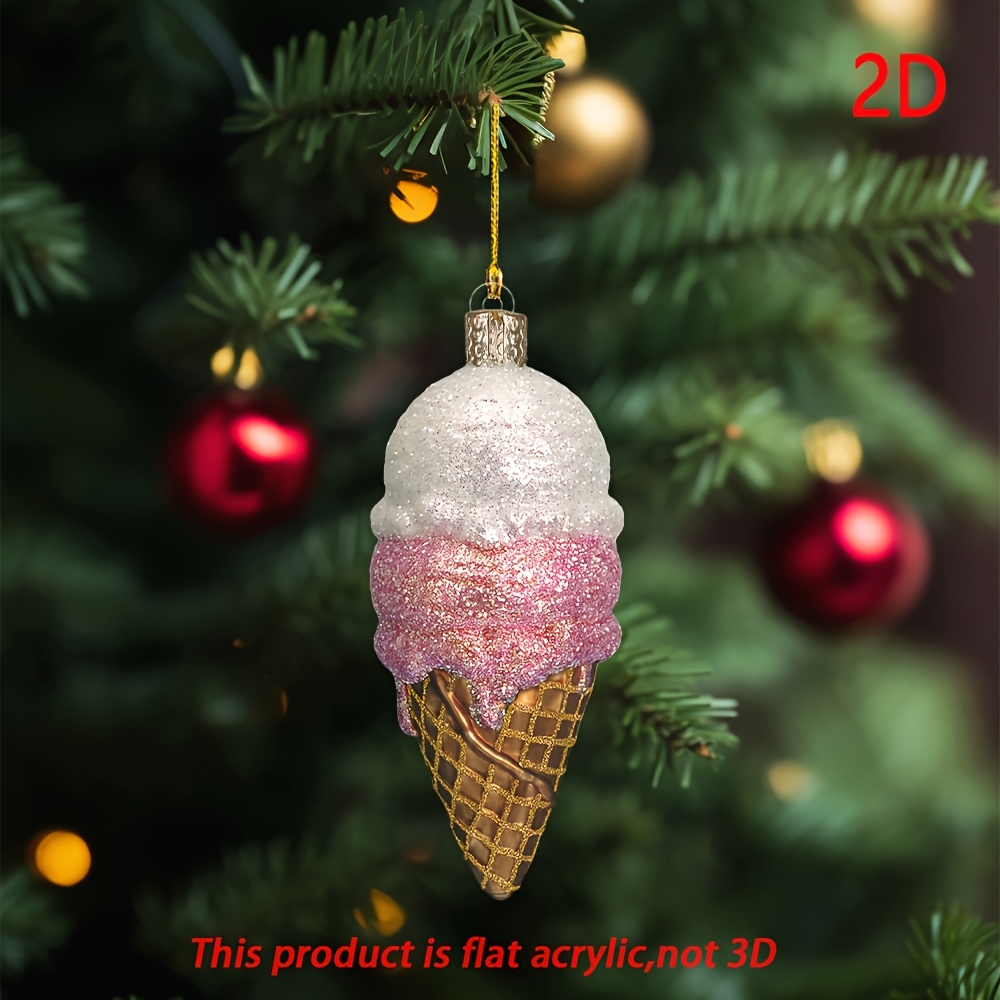 

1pc 2d Christmas Christmas Tree Decorations, Christmas Decorations, Christmas Gifts