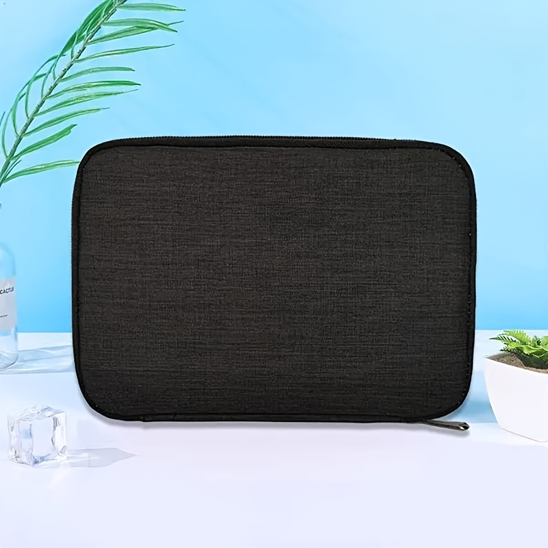 TEMU 1 Boîte de rangement pour bracelet de montre - Sac de rangement portable en nylon pour bracelet de montre avec plusieurs compartiments,