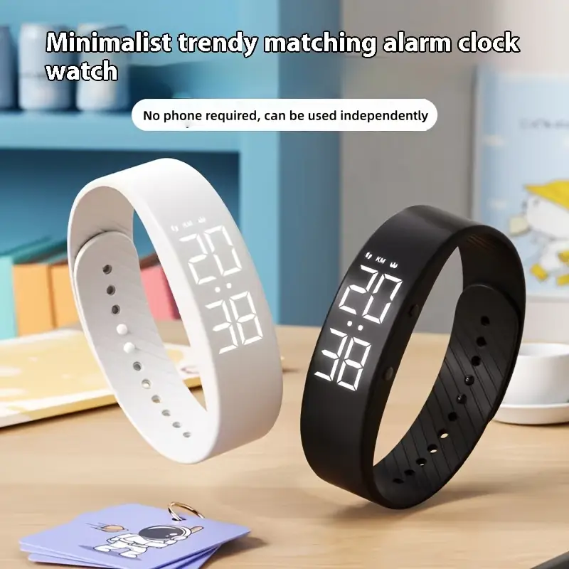 led vibrating alarm clock smart watch designed without games - Temu led vibrating alarm clock smart watch designed without games - Temu