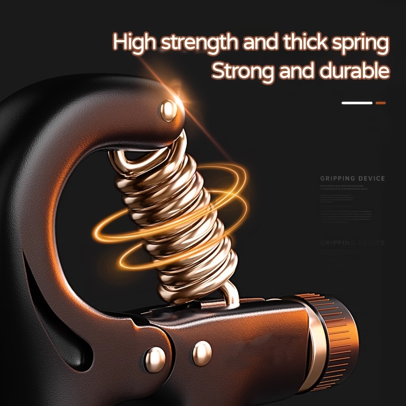 A Grip Strength Trainer with a Counter, Designed to Enhance Hand Grip Strength, Adjustable Resistance from 22 to 220 Pounds (10 to 100 KG), Featuring a Silicone Non-Slip Handle, Forearm Strengthener, Suitable for Muscle Training And Injury Recovery.