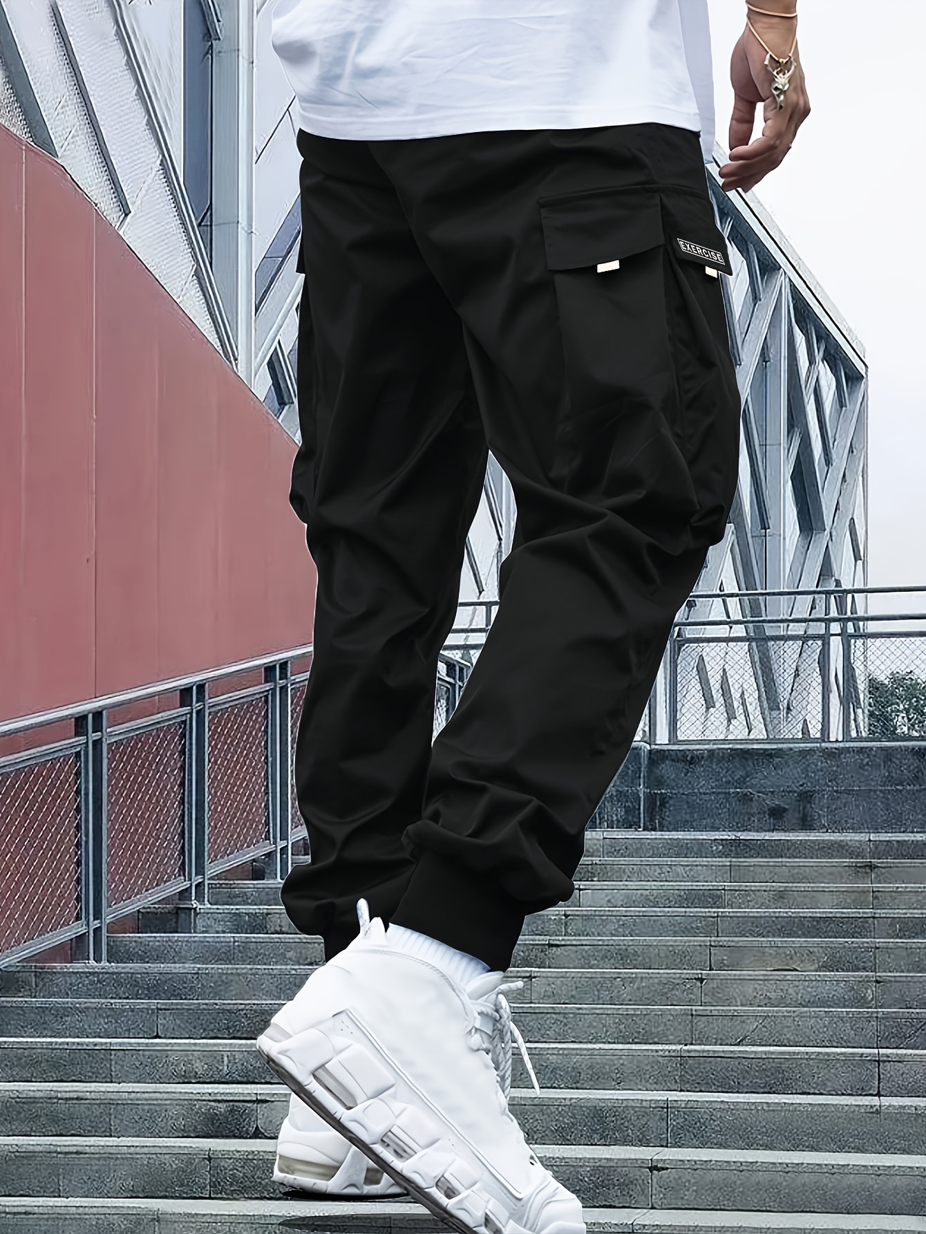 【U LAN】(UNISEX) Light Summer Cargo Pants Women High Waisted Cargo Pants Fashion Teen Girls Y2K Wide