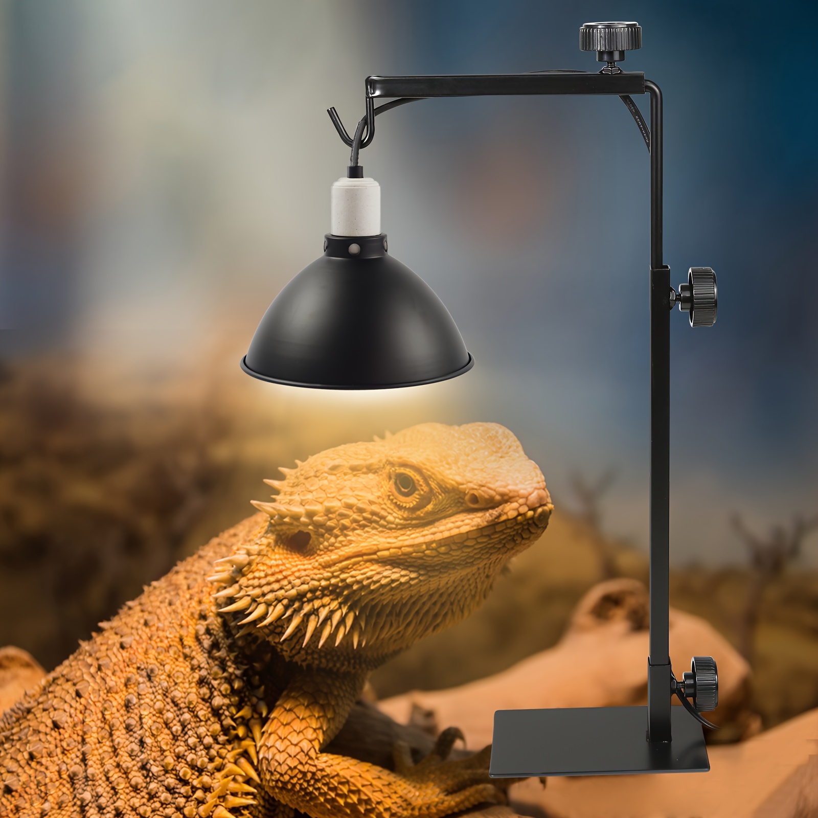 Adjustable Retractable Reptile Lamp Stand High quality Metal Temu