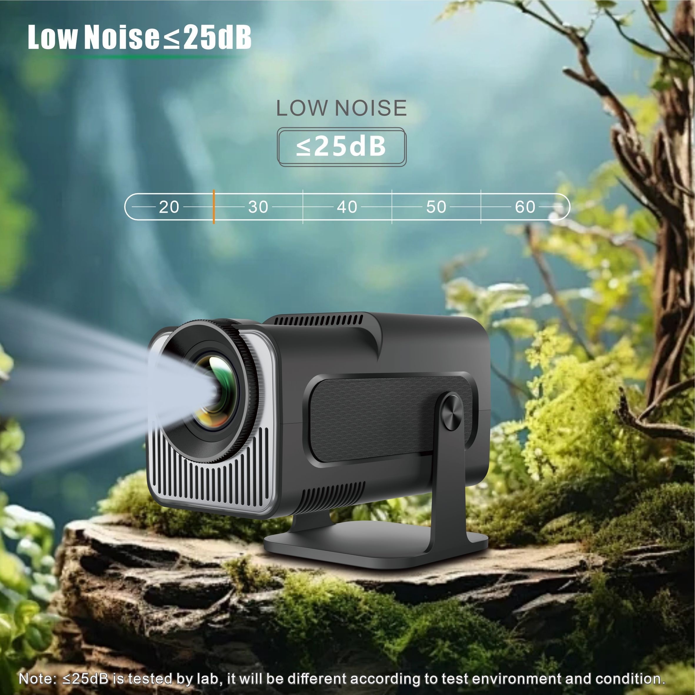 מקרן מיני 720p 200ansi כפול wifi6 bt5.0 קולנוע ביתי אנדרואיד 11 חכם נייד פרטים 2