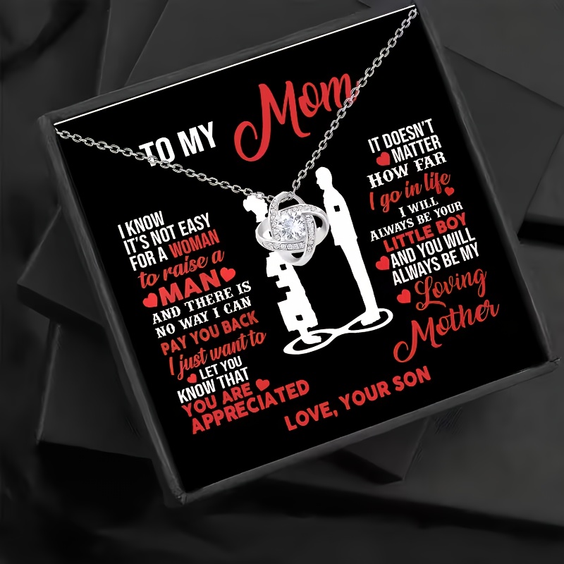 Elegant Necklace Gift Box for Mom, Fashionable Present