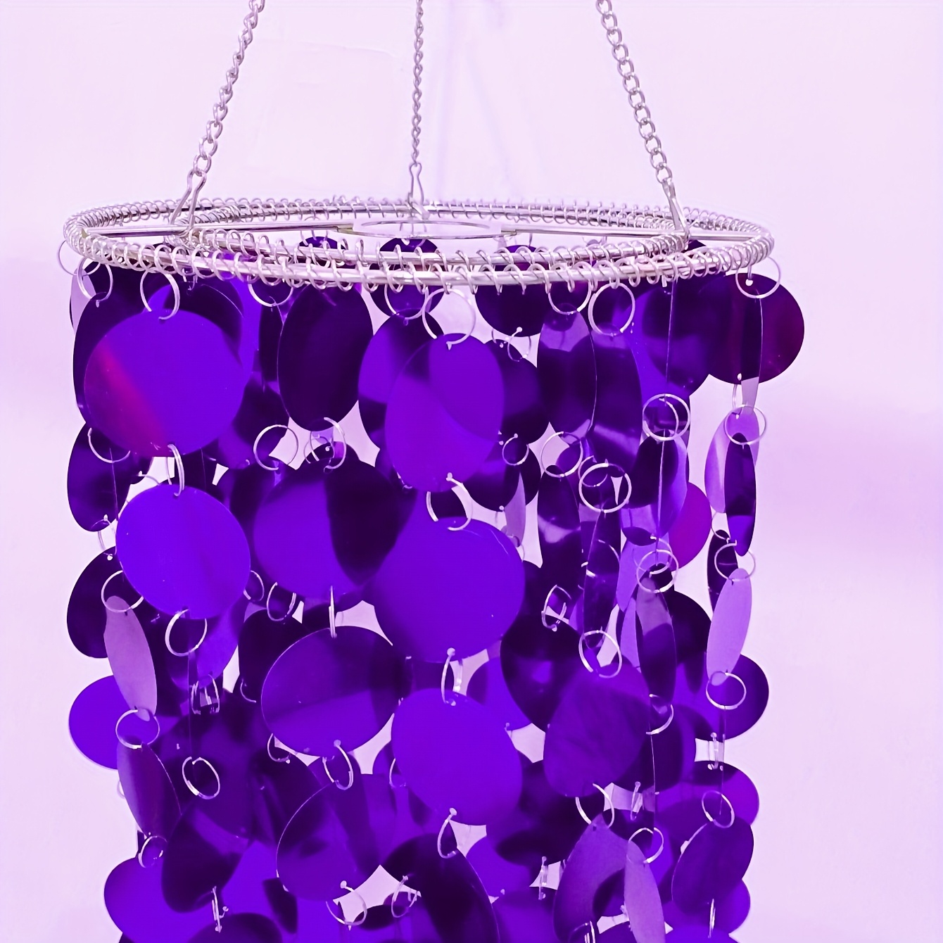 vectolum chandelier with colorful   no wiring required ideal for birthday bachelor party decorations versatile   for valentines day graduation events   vibrant chandelier plastic construction details 7
