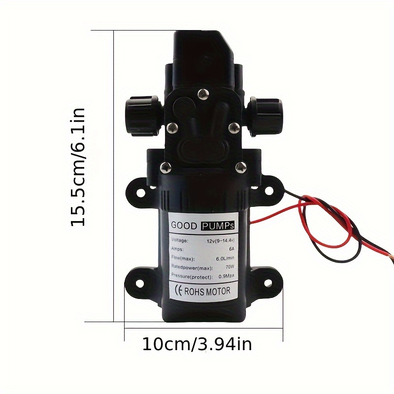 Zerone Micro Pompe à Eau à Membrane électrique Micro Pompe à Membrane