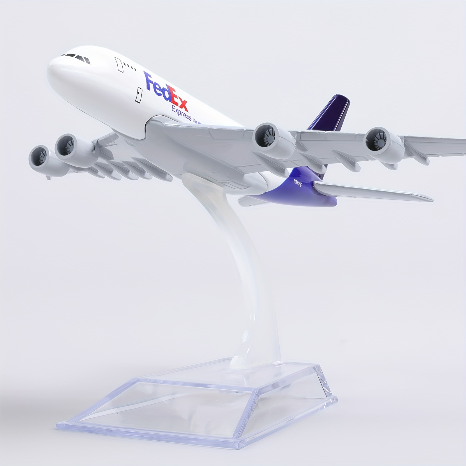 エアバスA380航空機モデルのおもちゃ Fedex航空1:400メタルダイ 