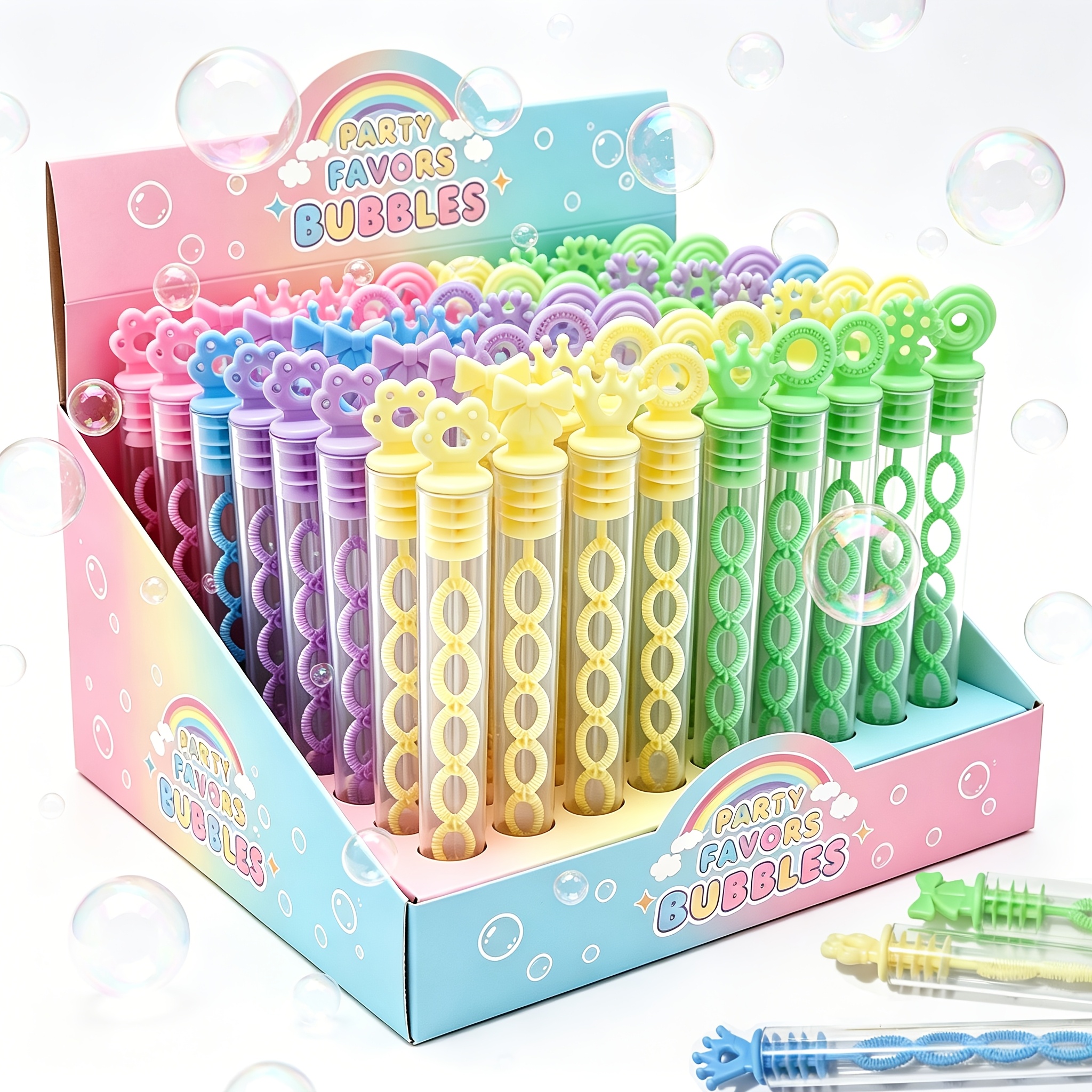 20er Set Mini Seifenblasenstäbe – Hasen & Enten Motive – Ideal Als Party Geschenk & Mitgebsel Für Kinder