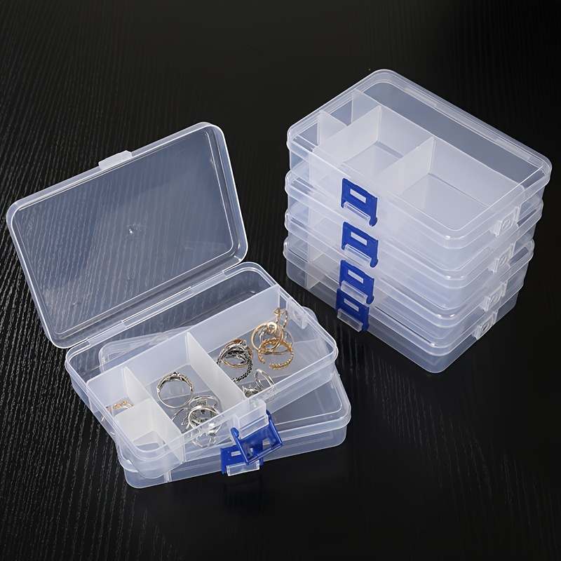 Small Plastic Storage Containers Clear Rectangle Bead - Temu