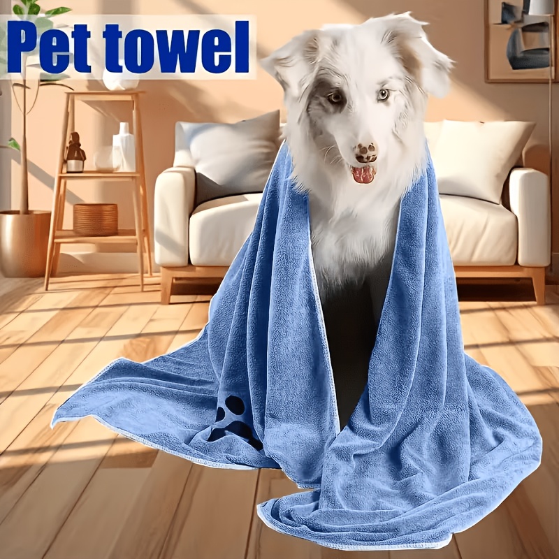 High-Density Fiber Towel for Pets, Quick Absorbent