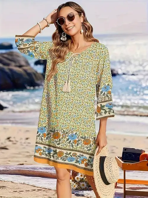 flattering empire waist dresses sold on Temu Mexico flattering empire waist dresses sold on Temu Mexico