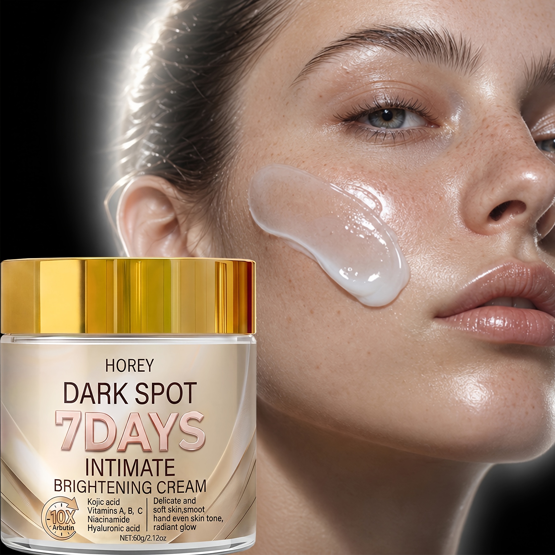 Kojic Acid Brightening Cream-enriched With Kojic Acid, Arbutin, And Niacinamide-quickly Brightens The Skin, Evens Tone, And Improves The Of Skin- Tone-lifts& Hydrates, Suitable For Types
